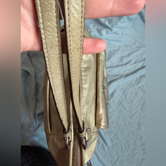 Coach 2008 Metallic Leather Two Way Bag Satchel - Picture 14 of 15